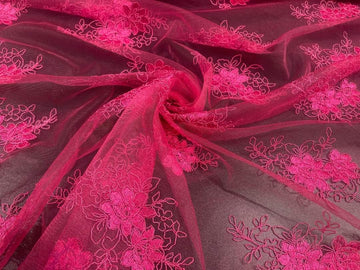 Broderie pe tull Latime: 1.35 m KHB003