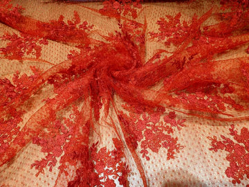 Broderie pe tull Latime: 1.35 m KHB017