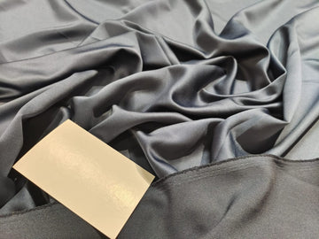 Material satinat usor elastic -verde închis KMS03