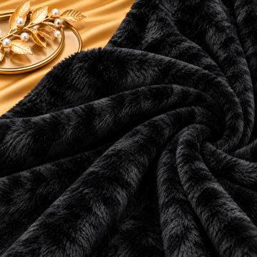 Blana Fir Scurt Negru | KFS003
