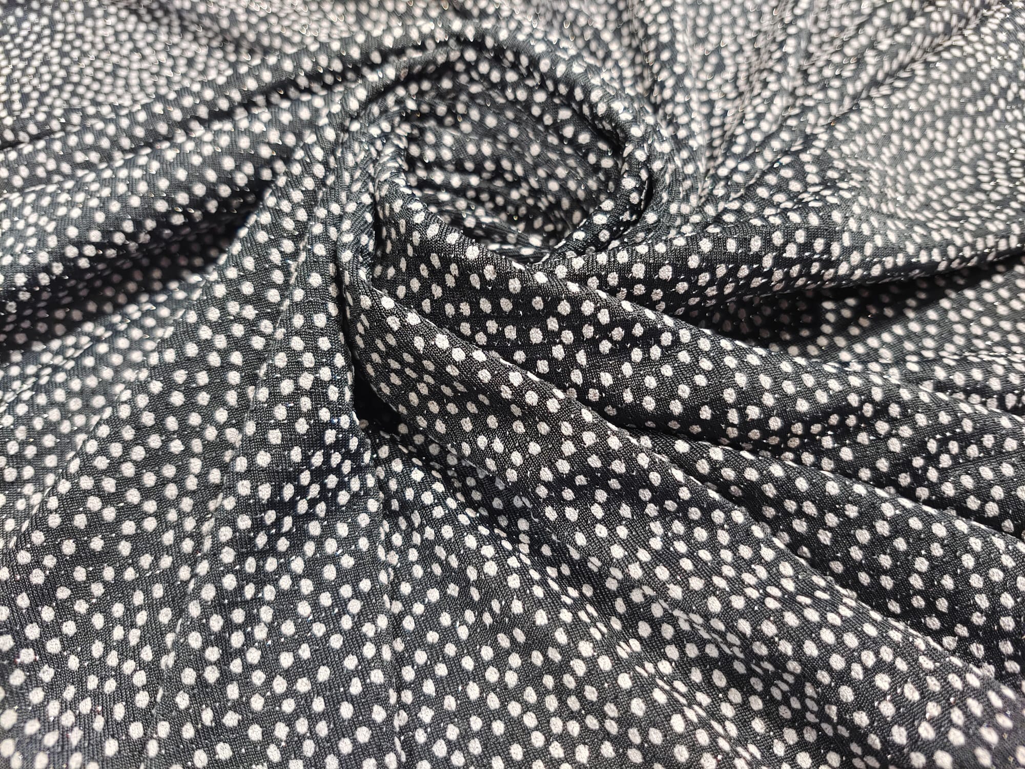 Lurex imprimat BLEUMARIN Latime: 1.50 m KHL0031