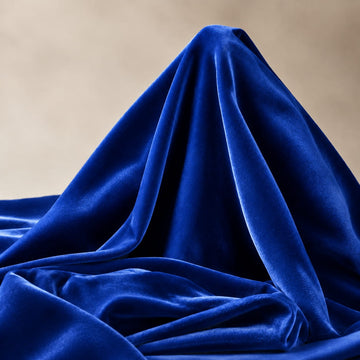 Catifea Elastică Albastru Electric – lățime 150 cm | Kashash Textile
