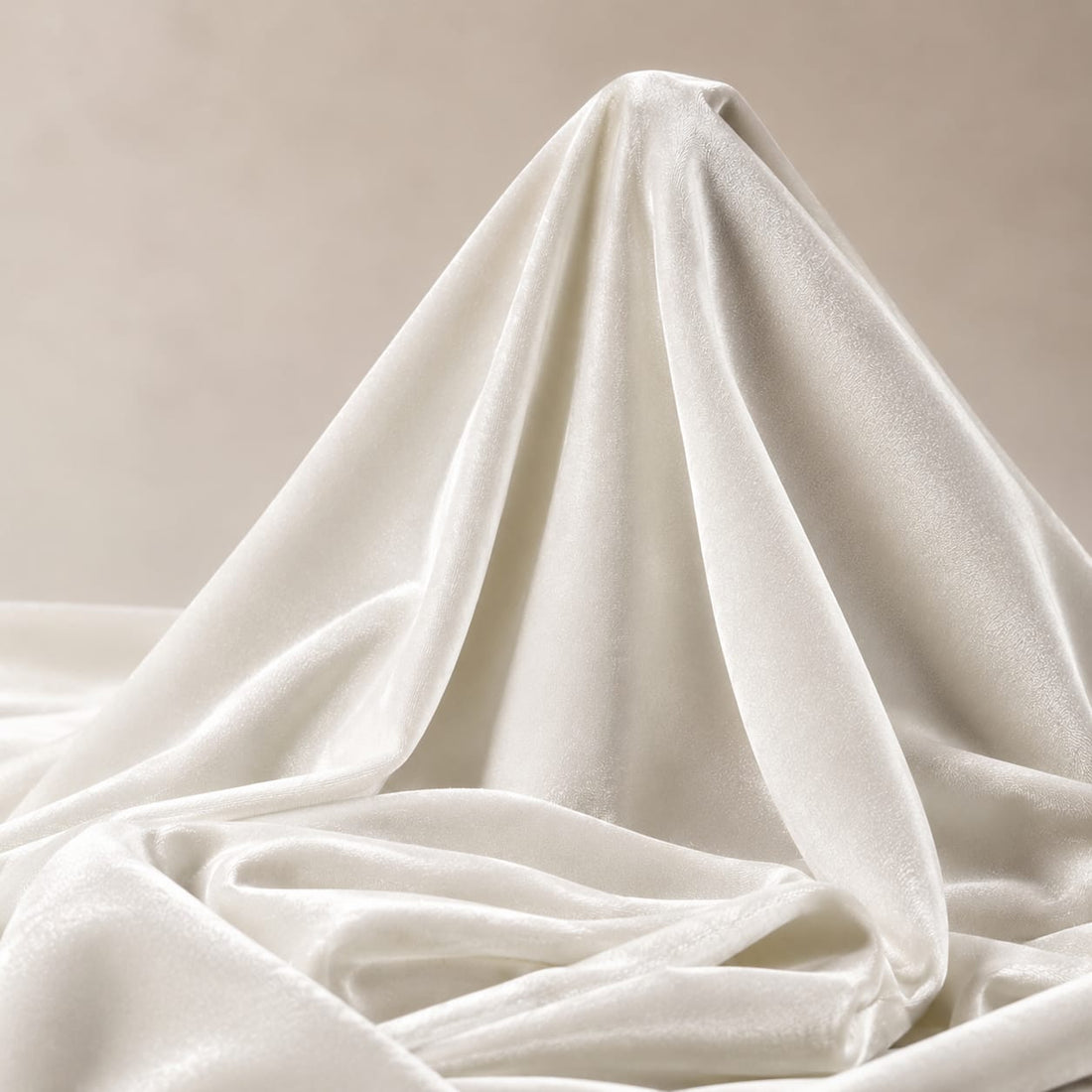 Catifea Elastică Ivory – lățime 150 cm | Kashash Textile