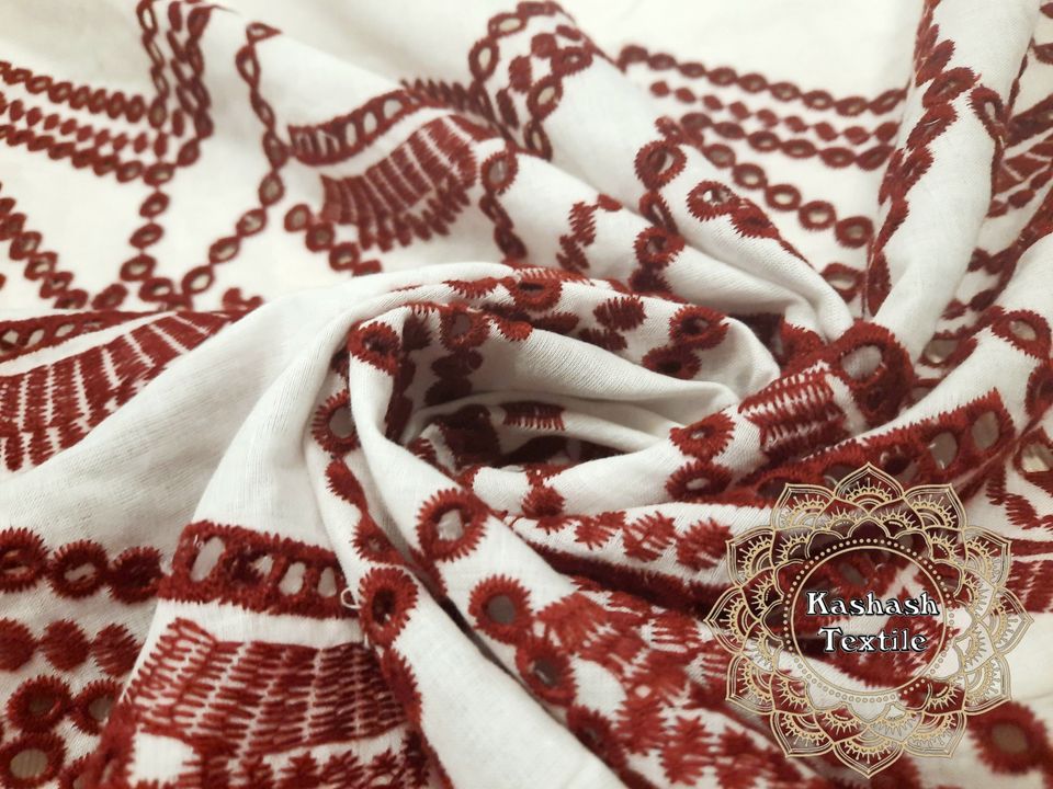 🔴Bumbac brodat🔴Latime: 1.50 m (ksh00806)