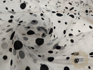 Tull cu buline de catifea Latime: 1.50 m (ksh00668)